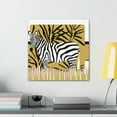 thumbnail image 4 of Gilded Zebra Splendor - Canvas, 4 of 10