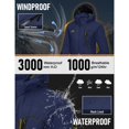 thumbnail image 5 of TACVASEN Women's Winter Jackets Ski Waterproof Windproof Warm Coats Thermal Outdoor Thick Jacket Multi-Pockets Hooded Hiking Camping Snowboarding Snow Casual Jacket, 5 of 7