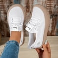 thumbnail image 4 of Womens Mesh Athletic Shoes Lightweight Lace Up Casual Running Shoes Breathable Non Slip Sneakers, 4 of 7