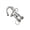 87mm, variant on 70 128mm Stainless Steel Fixed Shackle Quick Release Fixed Shackles Marine Boat Rigging Hardware