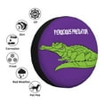 thumbnail image 5 of Waterproof Spare Wheel Cover, Green Crocodile Adjustable Wheel Cover For Jeep Trailer Rv Suv Car, 16 Inch, 5 of 8