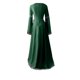 thumbnail image 3 of Womens Halloween Costumes 2024 Cosplay Gothic Dresses Women Medie Dress Renaiss Fit Irregular Long Sleeve Cosplay Maxi Dress, 3 of 3