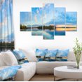 thumbnail image 1 of Exotic Sunrise on River Autumn - Oversized Beach Canvas Artwork, 1 of 3