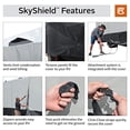 thumbnail image 2 of Classic Accessories OverDrive SkyShield Deluxe Tyvek RV Class C Cover, Fits 20' - 23' RVs - Water Repellent Tyvek RV Cover (80-376-101501-EX), 2 of 2