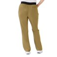 thumbnail image 2 of ave. Coastal Women's Seven Pocket Bootcut Scrub Pant in Khaki, 4XL, 2 of 6