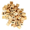 thumbnail image 1 of 100 Piezas de Rompecabezas de Madera Macarena Azulejos de Madera Números 0-9 Bloques de Cubos de Tablero, 1 of 7