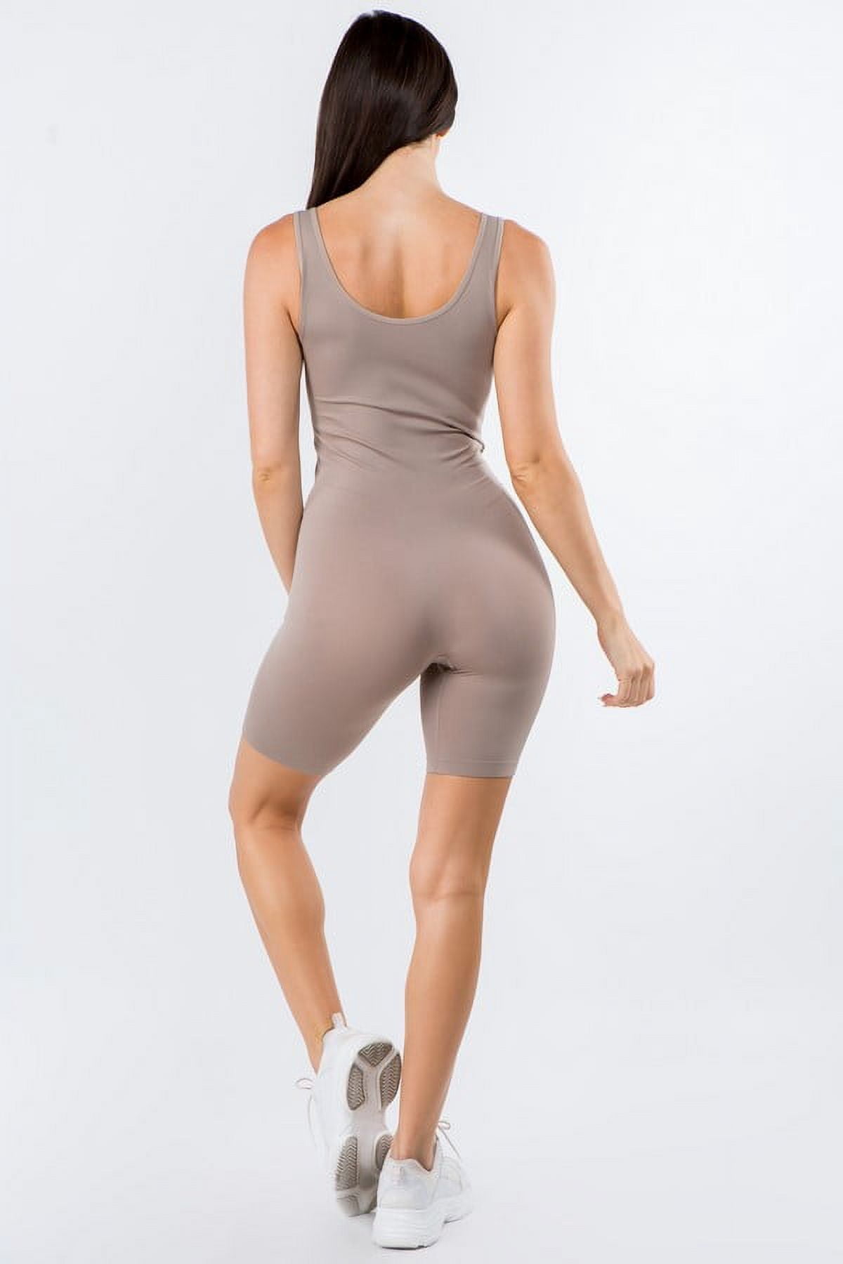 K-Cliffs Women's Seamless Body Shaping Romper. One Size Fits Most, 95% Polyester, 5% Spandex