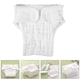 thumbnail image 2 of 5 protectores de pañal reutilizables para adultos, lavables, suaves, para incontinencia, de fibra de algodón, color blanco, talla L, 2 of 6