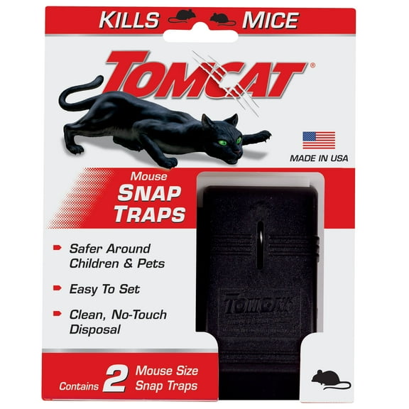 TOMCAT MOUSE SNAP TRAP 2CT/12