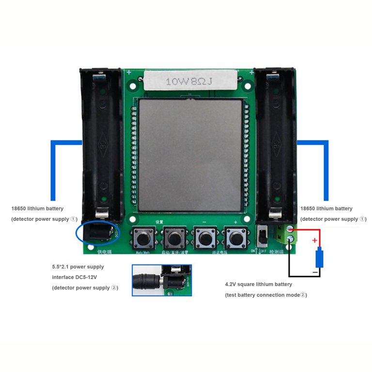 XH-M239 18650 Lithium Battery Capacity Tester Module with LCD Display MaH/  Measurement High Precision Tool 