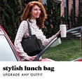 thumbnail image 5 of Fit & Fresh Copley Lunch Bag for Women, Large Lunch Tote, Reusable Insulated Lunch Bag for Work, Black, Best Used for On-the-Go Snacks, Workday Meals, and Travel, 5 of 13