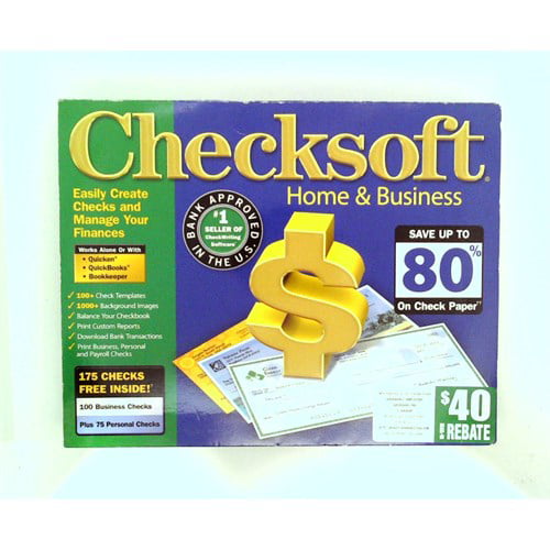 how to use checksoft home and business with quickbooks