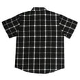 thumbnail image 4 of Jjayotai George T Shirts for Men, Men Fashion Casual Button Down Short Sleeve Lapel Plaid Print Shirt with Double Pockets, Men's Graphic Tees, 4 of 4