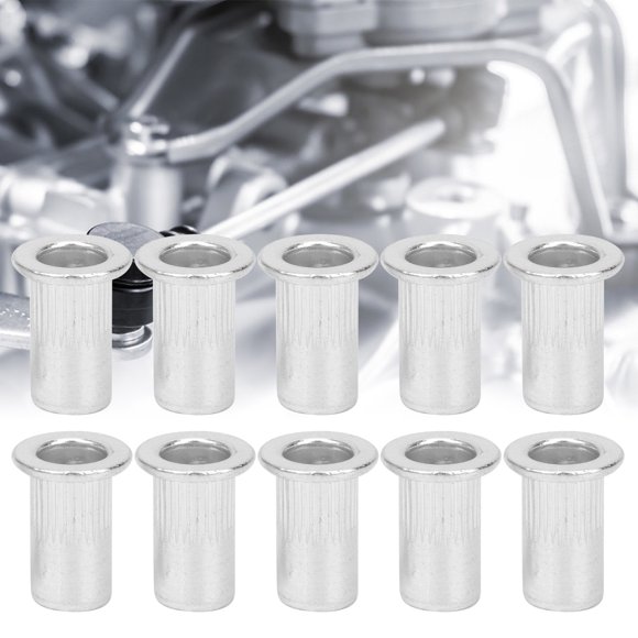 Aluminum M5 no Welding nuts Rivet Nuts Kit, Aluminum Rivet Nuts, for Furniture light industrial products Switches Electromechanical