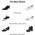 thumbnail image 6 of DOVACKA Women's 3/8-Pack No Show Liner Socks, Ultra Low Cut Cotton Non-Slip for Flats Loafers Heels, Size 6-11, 6 of 7