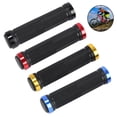 thumbnail image 2 of Bangcool 1 Pair Bike Grip Non-slip Double Lock On Handlebar Grip Bike Handle Grip with 2 End Lock, 2 of 10