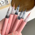 thumbnail image 4 of Lápiz Delineador de ojos mate ultrafino, resistente al agua, sin manchas, duradero, negro, marrón, gusano de seda, delineador de ojos líquido, maquillaje de ojos cosmético （Brown, 4 of 5