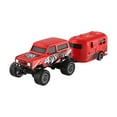 thumbnail image 2 of 64 Scale Rc Truck With Lights, 4Ghz Remote Control Rechargeable Mini Truck With Trailer, Phone App-Controlled Shock-Absorbing Beach Off-Road Toy For Teens, 2 of 4