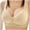 Beige, variant on Tbopshirt Bras for Women,Woman's Printing Gathered Together Daily Bra Underwear No Rims
