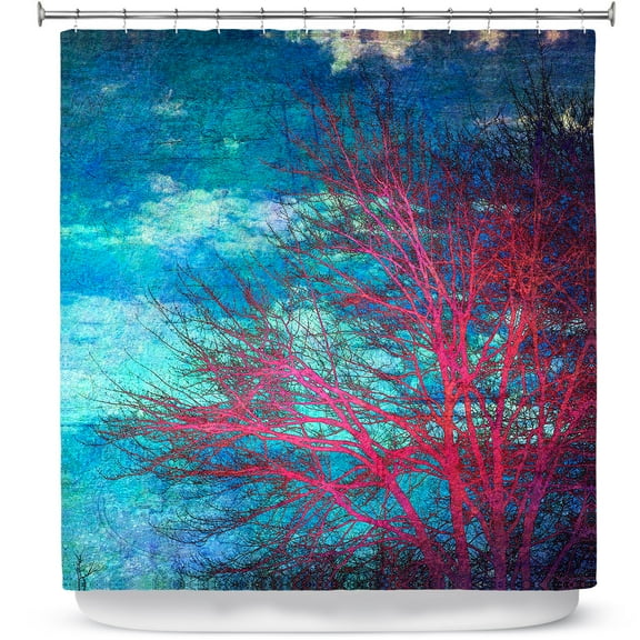 Shower Curtains 70" x 93" from DiaNoche Designs by Sylvia Cook - Abstract Tree II
