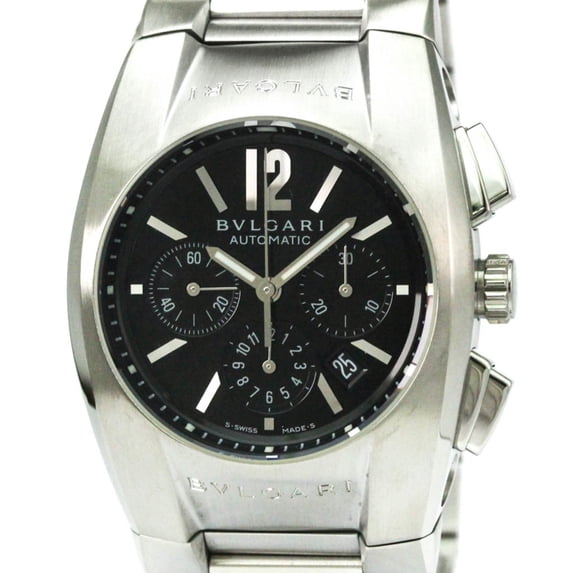 Pre-Owned BVLGARI Ergon Chronograph Automatic Mens Watch EG35SCH Polished