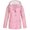 Pink, variant on Baqcunre Womens Jacket Women's Solid Color Fashion Casual Zipper Button Double Pocket Drawstring Hooded Charge Coat Womens Coats Rain Jacket Women Winter Jackets for Women Black L