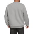 thumbnail image 4 of KISSMODA Men's Crewneck Sweatshirt Casual Long Sleeve Sweat Shirts Comfy Basic Winter Pullover Shirt, 4 of 4