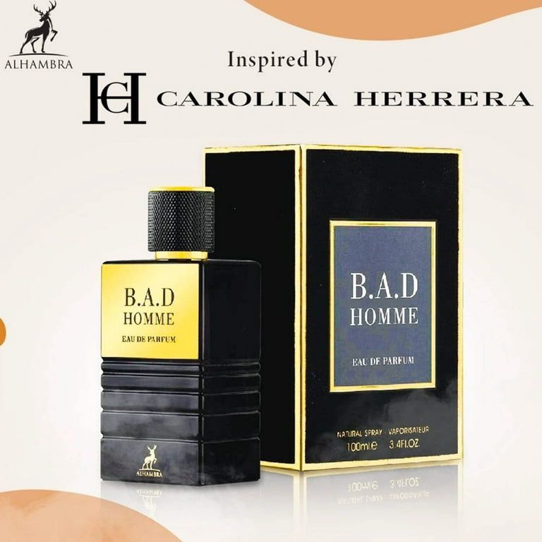 香水(男性用) Maison alhambra B.A.D HOMME Maison Alhambra Men's B.A.D Homme EDP 3.4 oz Fragrances