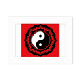 thumbnail image 1 of China Taichi Eight Diagram Pattern Photo Mount Frame Picture Art Painting Desktop 5x7 inch, 1 of 3