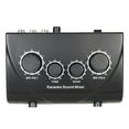 thumbnail image 2 of Karaoke Sound Mixer Dual Mic Inputs With Cable, 2 of 7