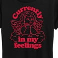 thumbnail image 3 of Instant Message - Valentine's Day Cupid In My Feelings - Women's Short Sleeve Graphic T-Shirt, 3 of 6