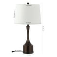 thumbnail image 4 of JONATHAN Y Cooper 26" French Country Farmhouse Iron LED Table Lamp with USB Charging Port, Oil Rubbed Bronze (Set of 2), JYL4045C-SET2, 4 of 5
