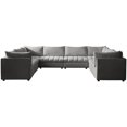 thumbnail image 2 of Meridian Furniture Jacob Sectionnel Modulaire en Velours Gris, 2 of 11