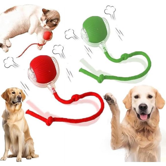 Pelota eléctrica para perros AUTRETY 2024 Smart Automatic, 2 paquetes