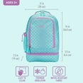 thumbnail image 5 of Bentgo Kids Prints 2-in-1 Backpack & Insulated Lunch Bag - Teal Mermaid, 5 of 6