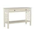 thumbnail image 6 of Whitley Antique White Console Table, 6 of 16