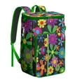 thumbnail image 1 of Bright Colorful Sunflower and Daisy Pattern Cooler Bag - 20L Soft Cooler with Multiple Pockets, 1 of 6