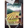 thumbnail image 2 of Santa Rosa, California, Sonoma County Wine Country (12x18 Wall Art Poster, Room Decor), 2 of 3