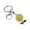 White K, variant on Sunflowers Themed Keychain Metal Construction Flower Key Holder Lightweight Portable Fashion Jewelry Gift