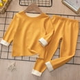 thumbnail image 2 of FAIWAD Toddler Kids Winter 2 Piece Set Soft Pullover Tops Matching Stretch Pants Casual Suit for Girl Boy, 2 of 4