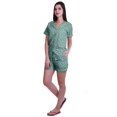 thumbnail image 2 of Moomaya Ensembles de Sommeil pour Femmes avec Shorts Pyjama Imprimé T-Shirts de Nuit à Manches Courtes, 2 of 6