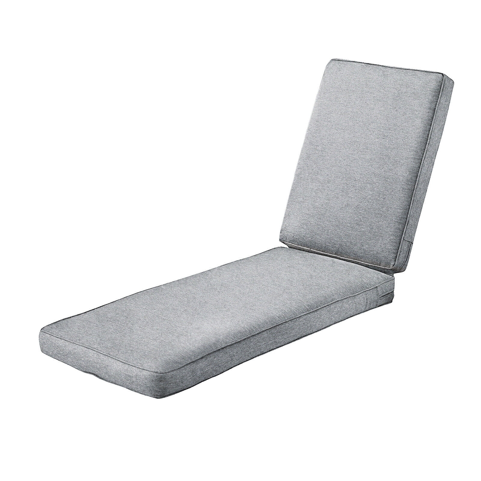 2 Pack Outdoor/Indoor Water Resistant Chaise Lounge Cushion Patio Chair