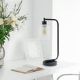 thumbnail image 6 of Lalia Home Modern Iron Desk Lamp with Glass Shade Black, 6 of 6