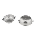 thumbnail image 1 of Fregadero de Cocina de 2 Piezas Colador Ovalado de material acero Inoxidable de Colador de Malla Fina, 1 of 9