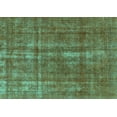 thumbnail image 1 of Ahgly Company Machine Washable Indoor Rectangle Oriental Turquoise Blue Industrial Area Rugs, 8' x 10', 1 of 4