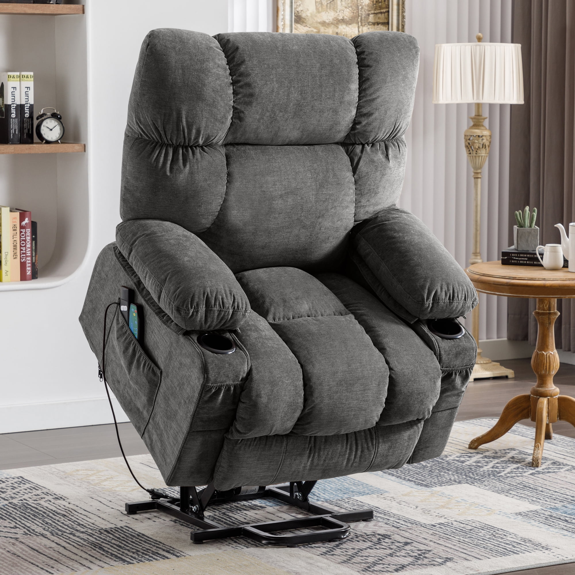 JONPONY Power Lift Recliner Chair Recliners for Elderly with Heat and