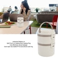 thumbnail image 4 of 304 Stainless Steel Removable Lunch Box With Multiple Layers, Sealed Design, And Proper Capacity For Office Travel And School, 4 of 8