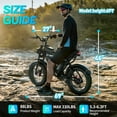 thumbnail image 2 of Electric Bike for Adults,Dual Motor 3000W, 52V 40AH, Max 38MPH & 120 Miles,E-Mountain Bike UL2849, 2 of 7
