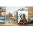 thumbnail image 2 of Ahgly Company Machine Washable Indoor Square Traditional Vermilion Red Area Rugs, 4' Square, 2 of 7