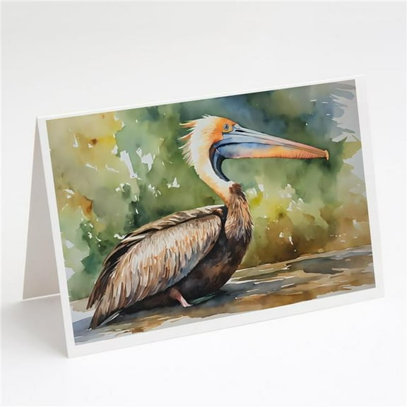 Pelican Greeting Cards Pack of 8 7 in x 5 in